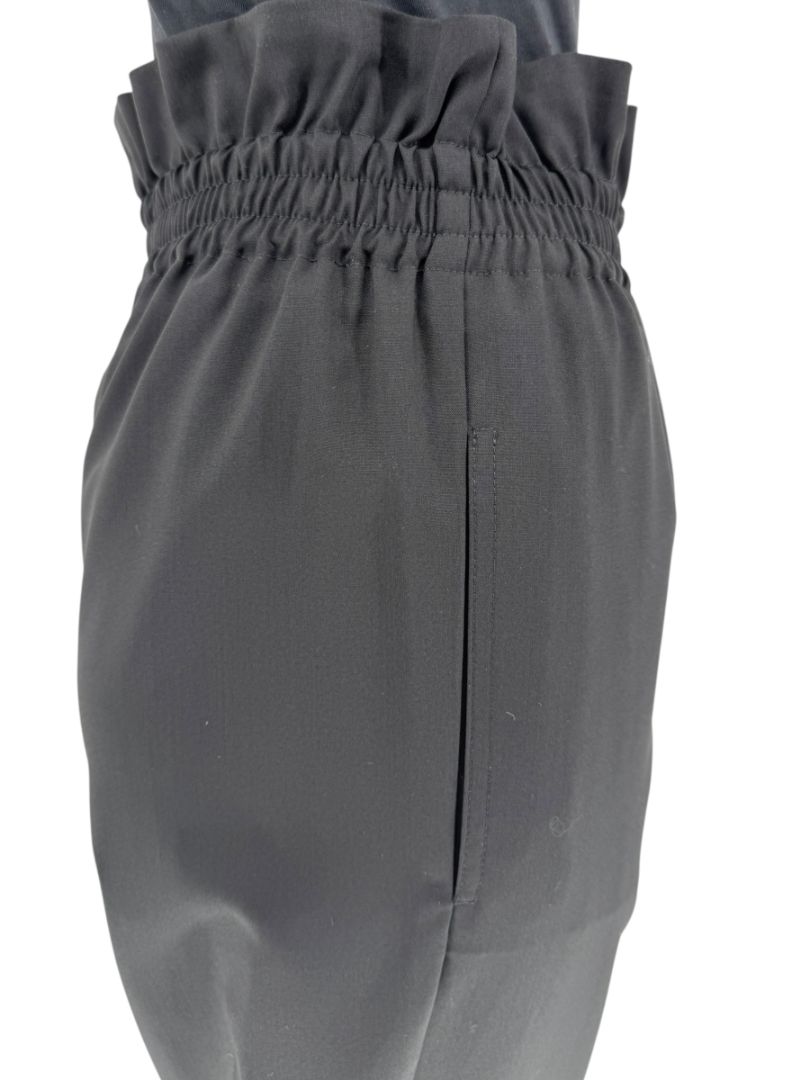 NWT Max Mara Black Paperbag Waist Pants – Size 14 (US)