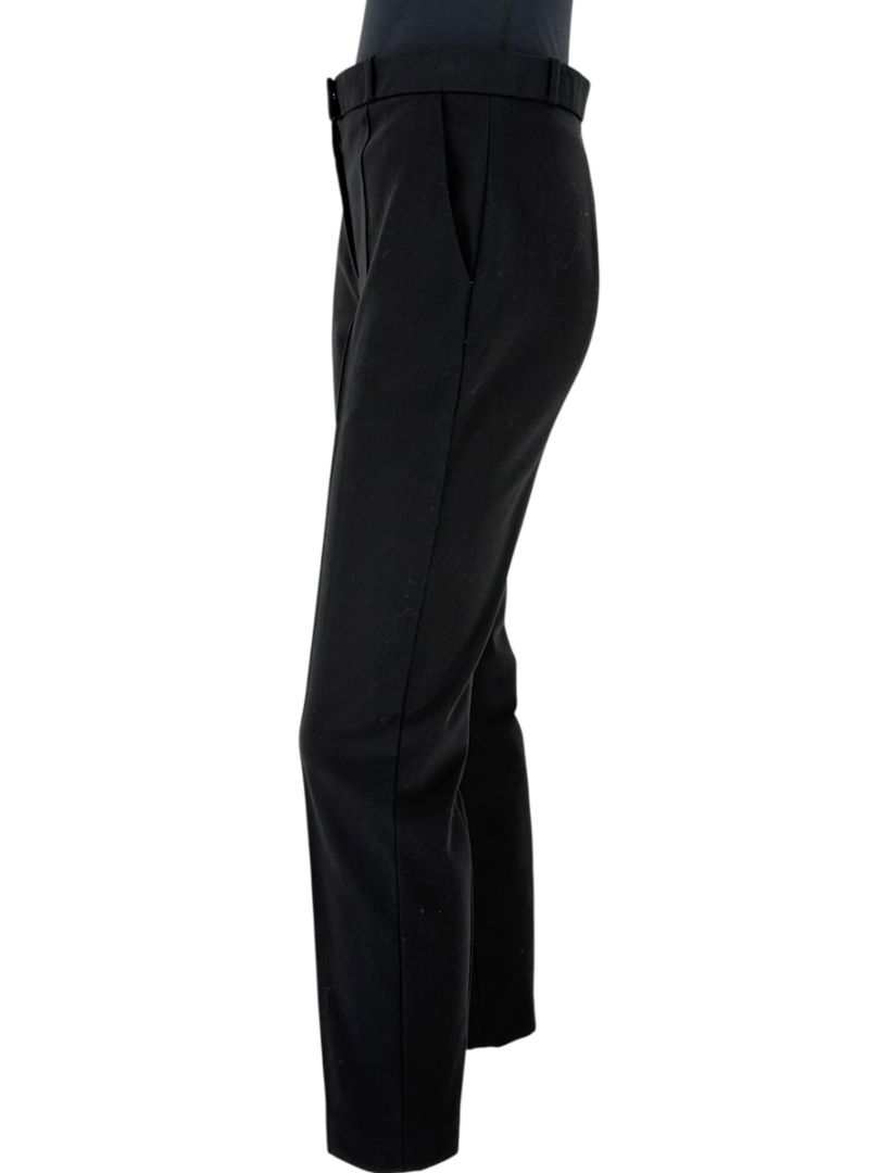 The Row Black Cotton-Blend Slim Trousers – Size US 10