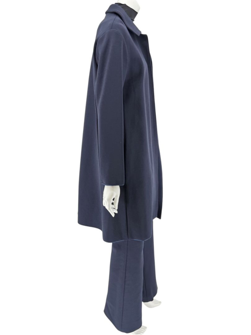 Pamella Roland Navy Pantsuit with Longline Jacket – Large