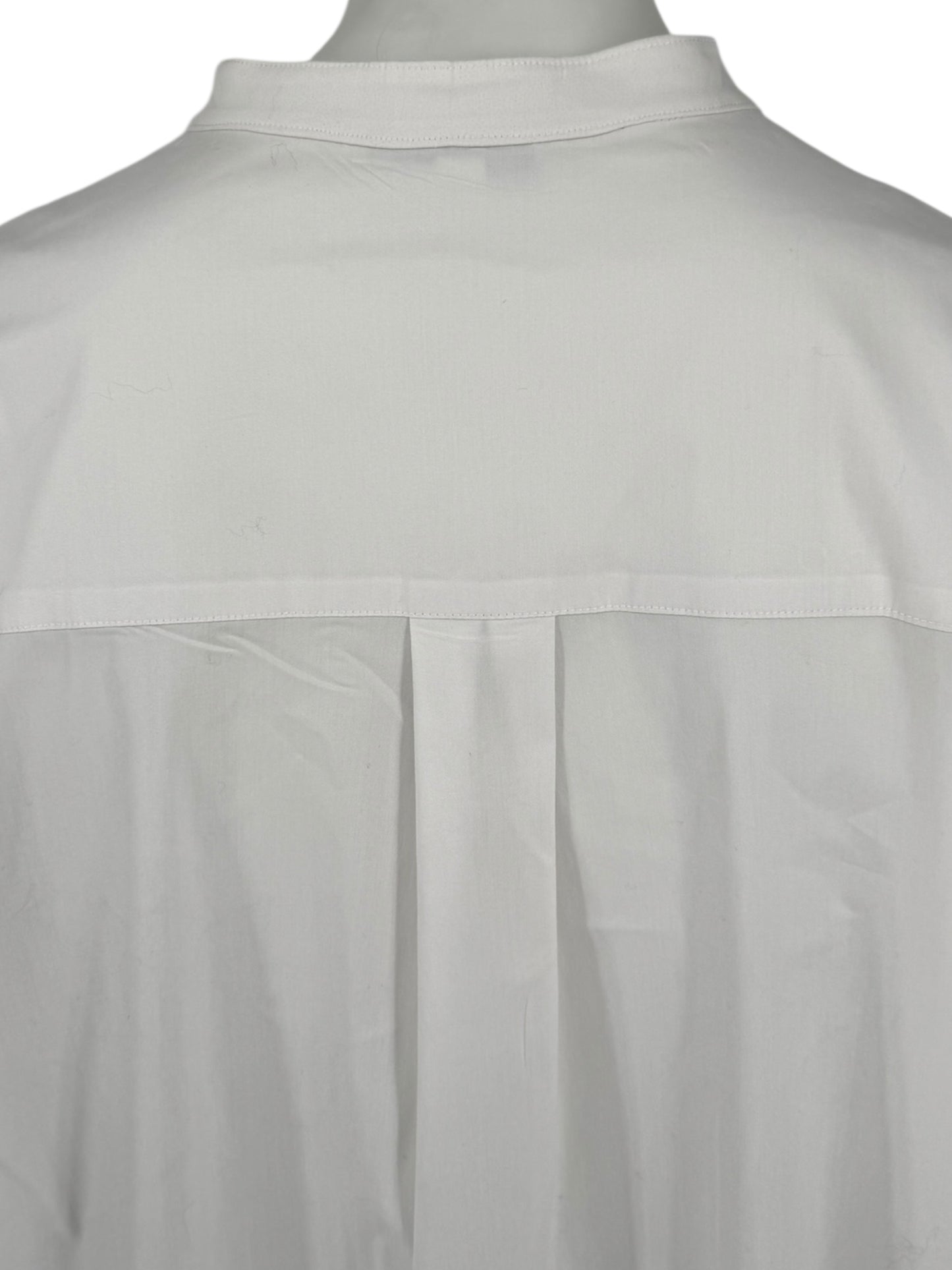 Jennifer Trosyian White Long Shirt Dress – Size 10