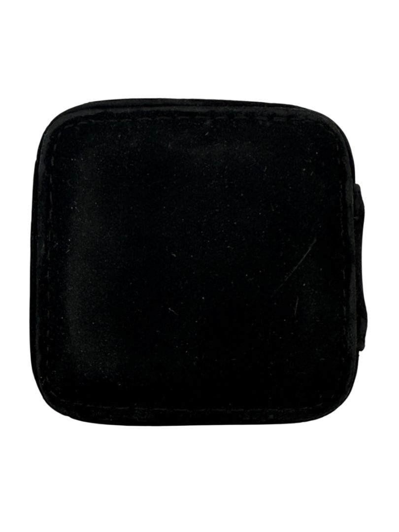 Chanel Black Travel Jewelry & Watch Case – Suede Zip Cube