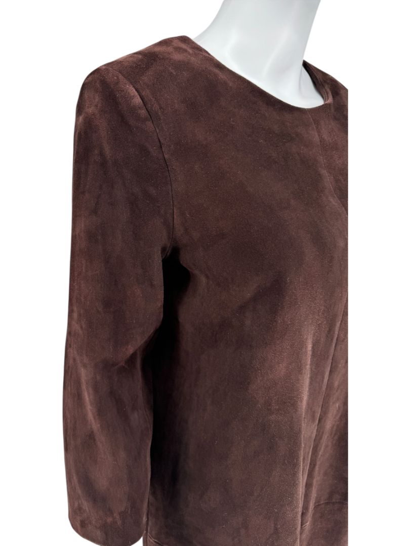 The Row Ruby Chocolate Brown Sheath Dress – Size 8
