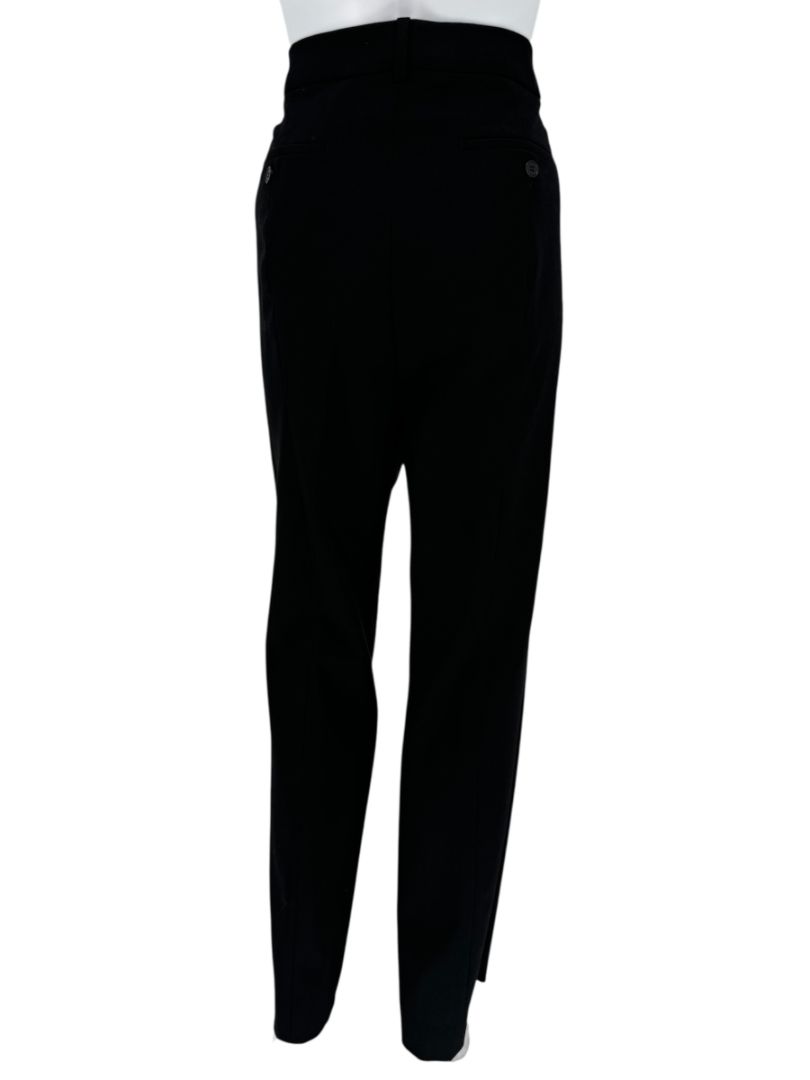 Sportmax High-Waisted Wool Trousers - Size 14