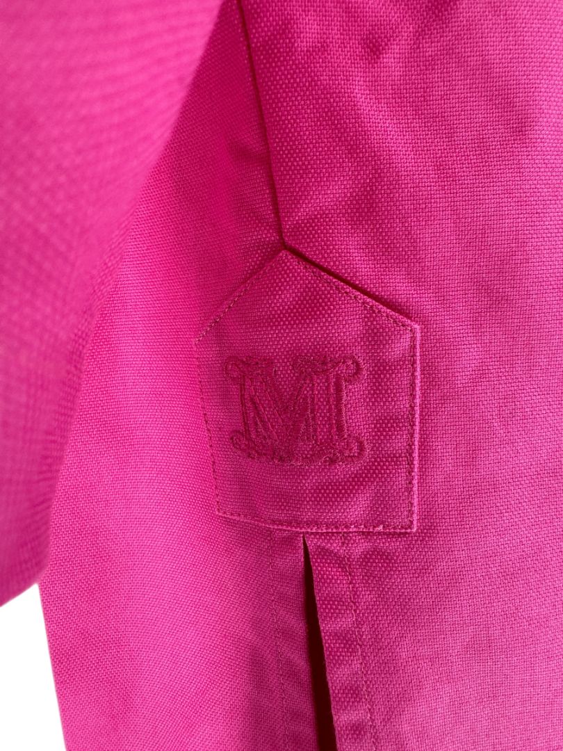 Max Mara Pink Cotton Top & Viscose Pant Set – Size Top 6 / Pants 12