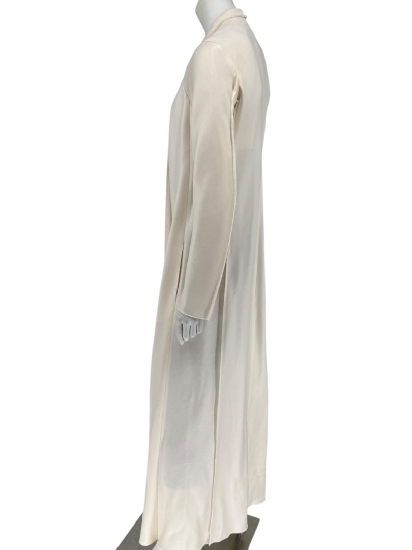The Row Ivory Long Duster Jacket – Size 8