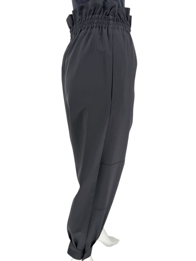 NWT Max Mara Black Paperbag Waist Pants – Size 14 (US)