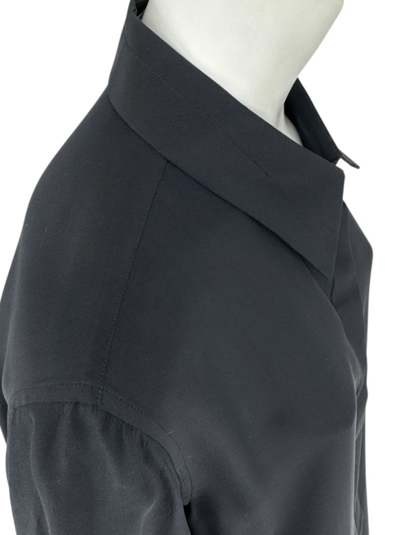 Givenchy Black Silk Tunic Shirt Dress – Size FR 42 (Fits Like M/L)