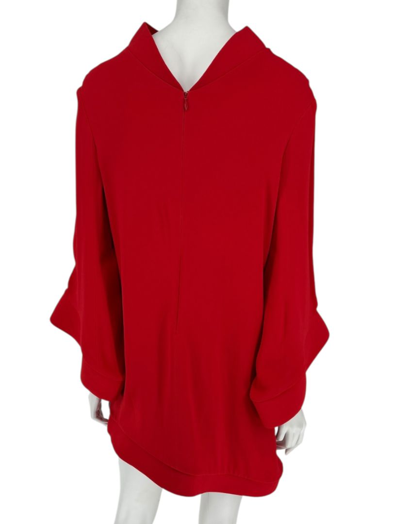 Brandon Maxwell Red Shift Dress – Size 10