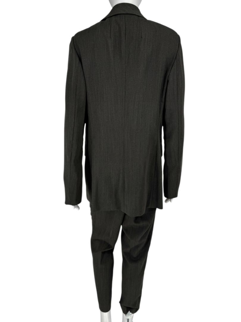Akris Grey Wool & Silk Blend Pant Suit – Size 10