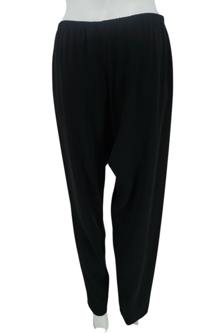 Peter Cohen Black Sleeveless Tunic & Tapered Pants Set – Top Size M, Pants Size L