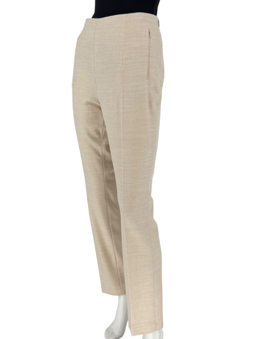 Akris Beige Wool Slim Trousers – Size IT 44 (US 10)