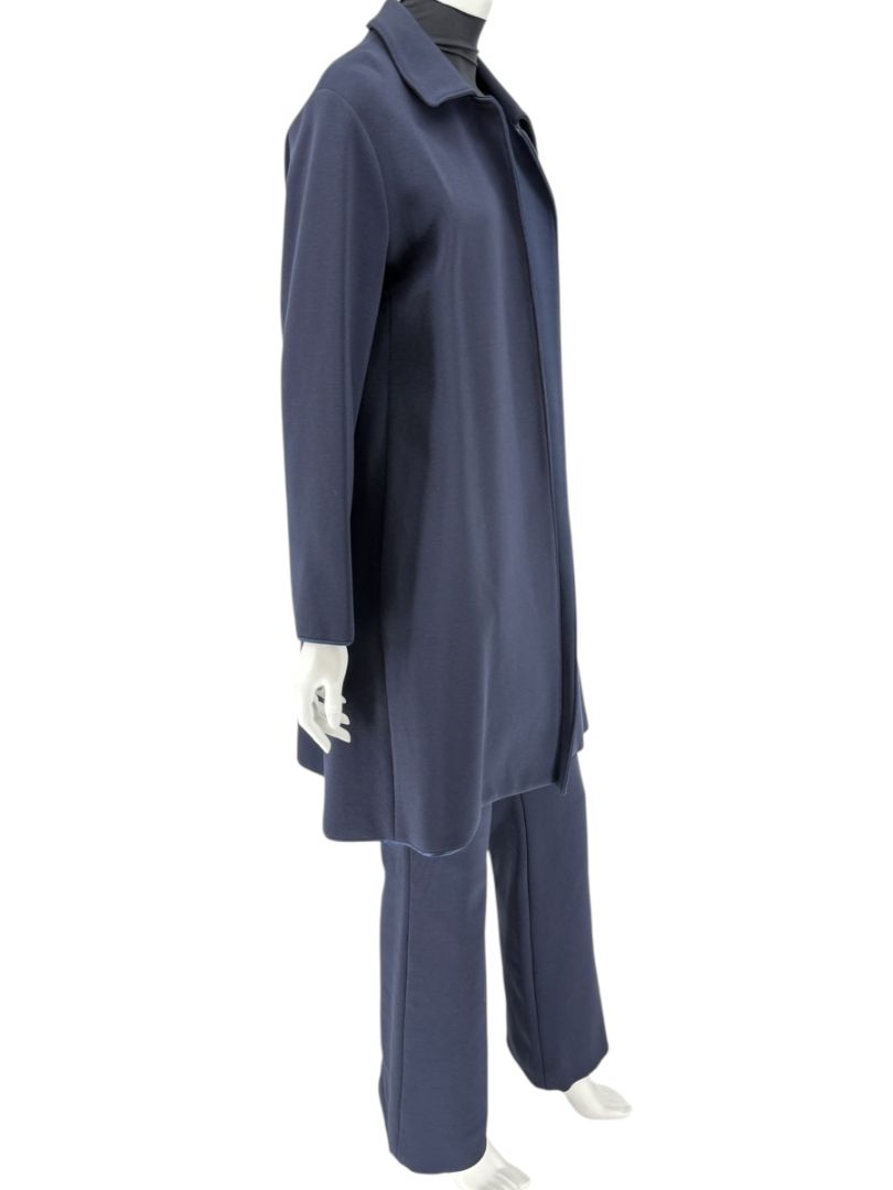 Pamella Roland Navy Pantsuit with Longline Jacket – Large