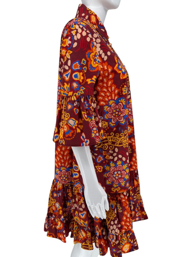 La DoubleJ ‘Choux’ Printed Cotton Dress - Size M