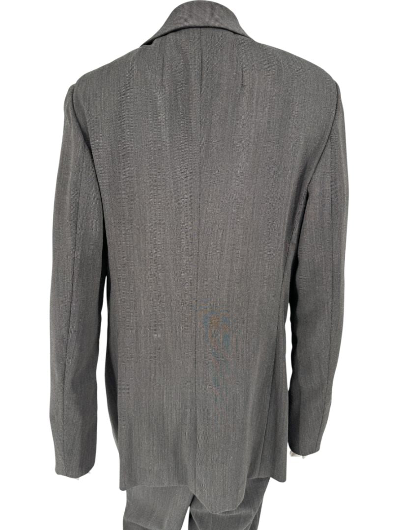 Akris Grey Wool & Silk Blend Pant Suit – Size 10