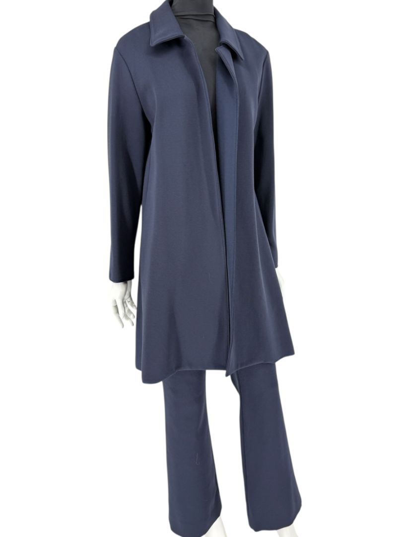 Pamella Roland Navy Pantsuit with Longline Jacket – Large