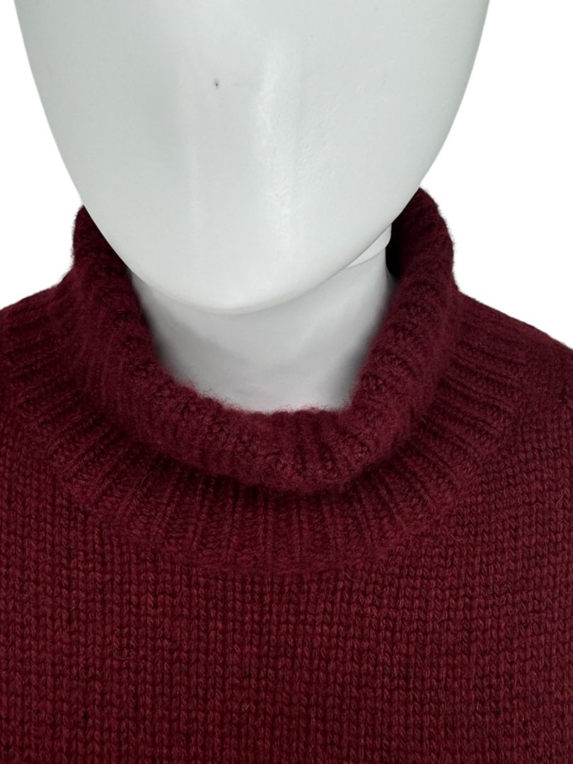 NWT Celine Bordeaux Cashmere Turtleneck Sweater – Size S