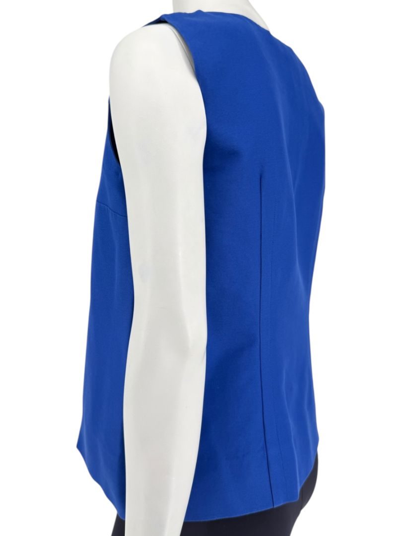 Marni Cobalt Blue Sleeveless Tunic/Blouse – Size IT 44