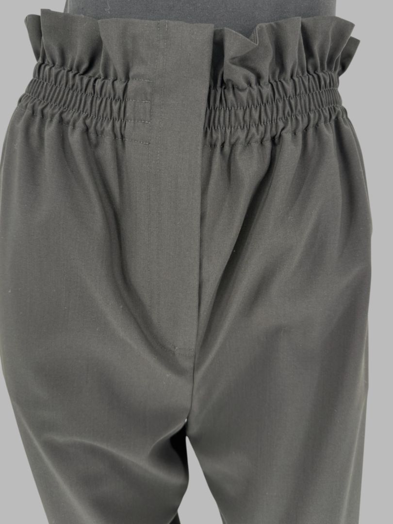 NWT Max Mara Black Paperbag Waist Pants – Size 14 (US)