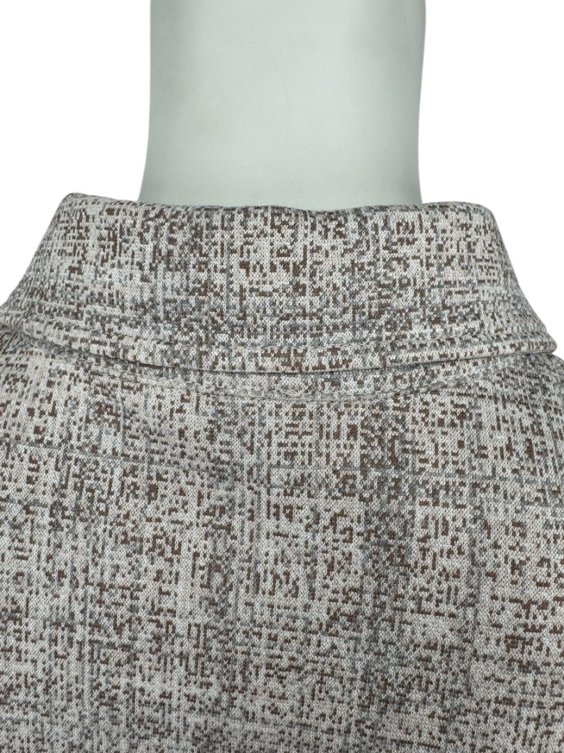 Rosetta Getty Textured Knit Collared Mini Dress – Size M