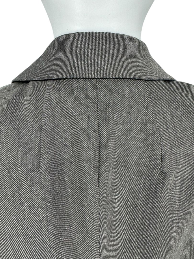 Akris Grey Wool & Silk Blend Pant Suit – Size 10