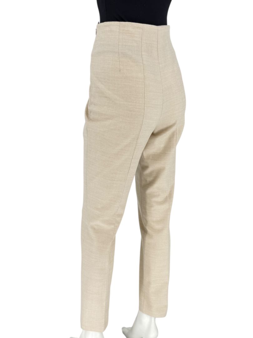 Akris Beige Wool Slim Trousers – Size IT 44 (US 10)