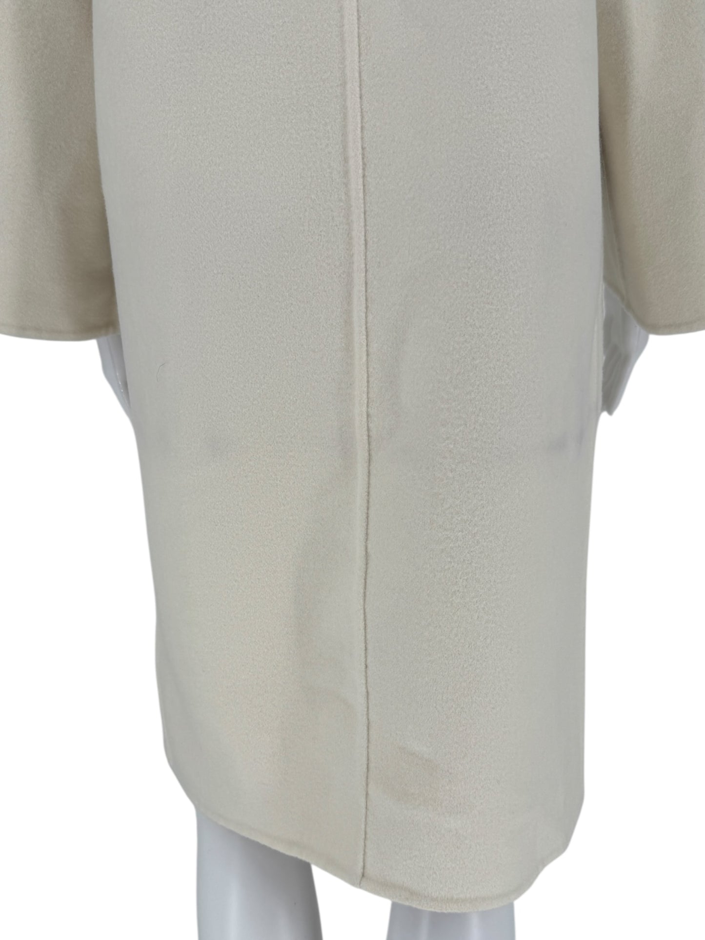 Brunello Cucinelli Reversible Cashmere Coat with Monili Detail - Size 4