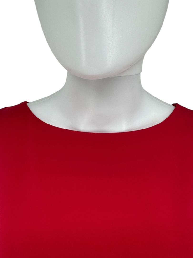 Moschino Cheap and Chic Red Drape-Back Mini Dress – Size 8 (IT 42)