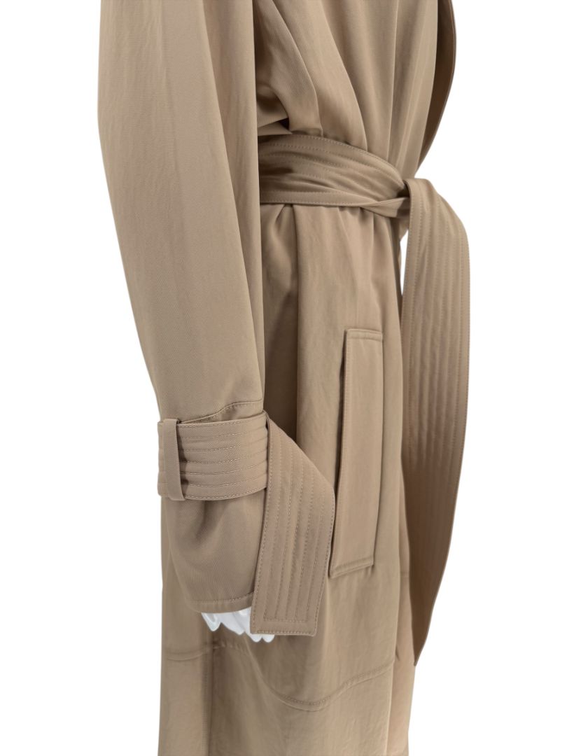 Victoria Beckham Camel Belted Trench Coat – Size US 6 / UK 10 / FR 38 / IT 42