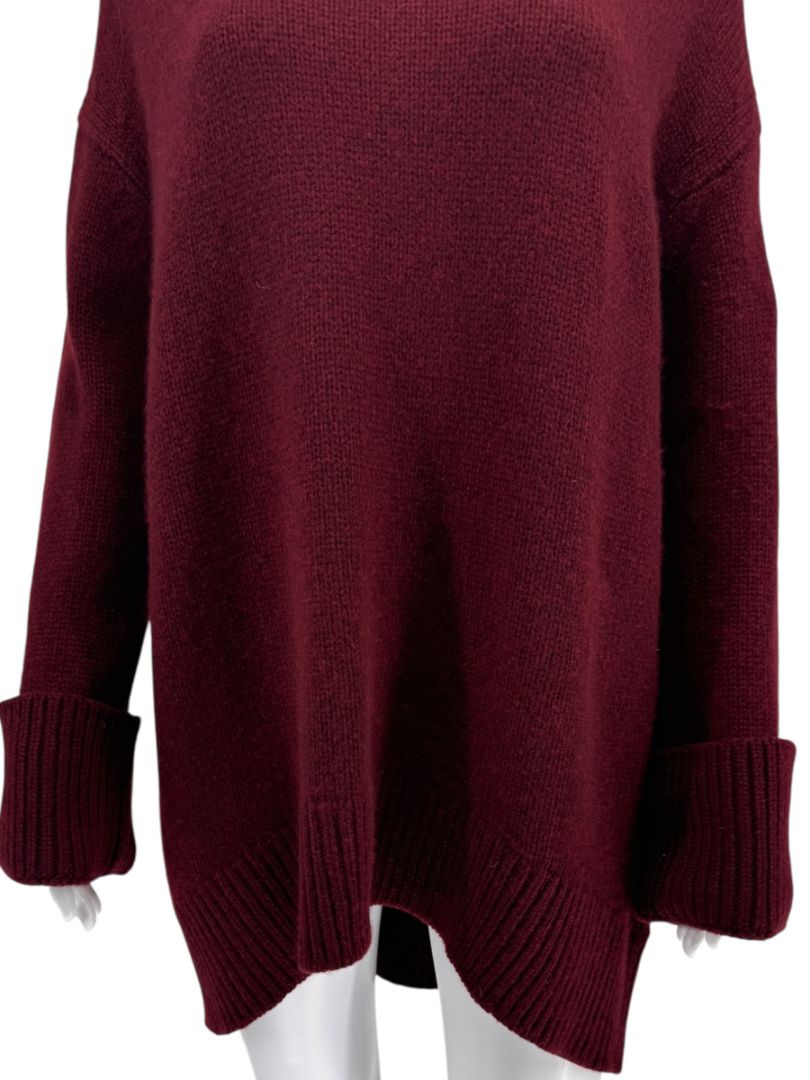 NWT Celine Bordeaux Cashmere Turtleneck Sweater – Size S