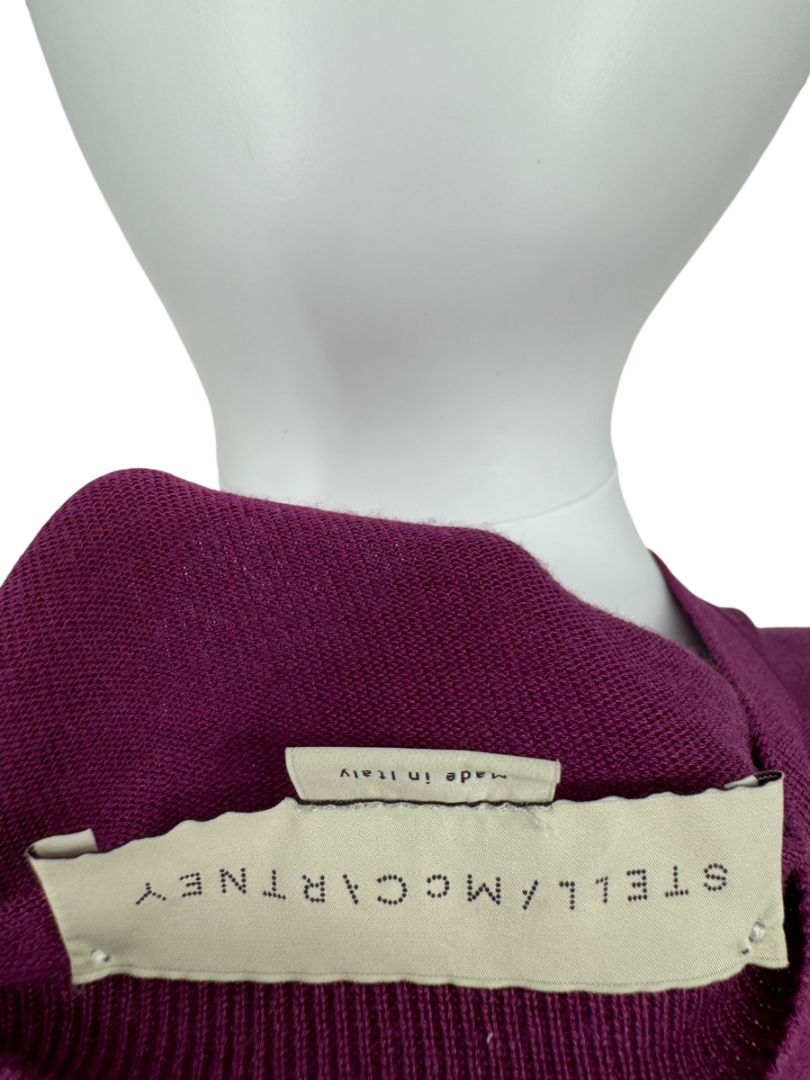 Stella McCartney Plum Knit Pullover & Pant Lounge Set – Size IT 42