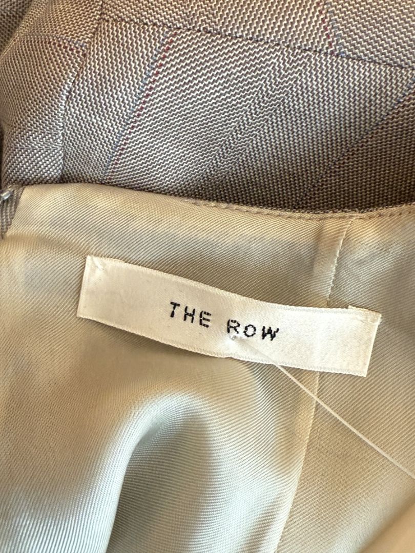 The Row Taupe Wool-Blend Shift Dress – Size M