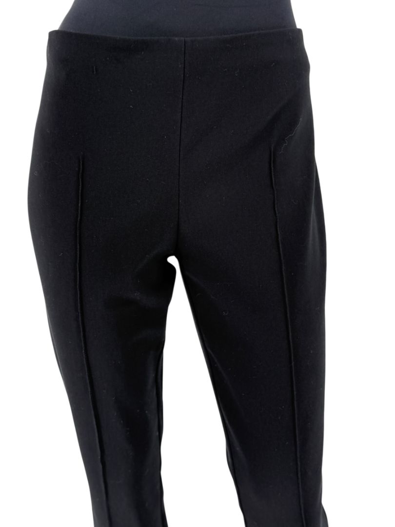 The Row Black Slim Ankle Pants with Side Zip – Size 10