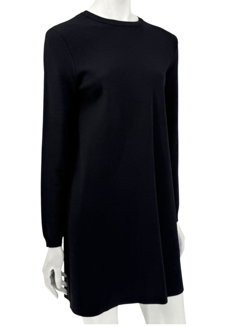 VALENTINO Black Knit Dress - Size L
