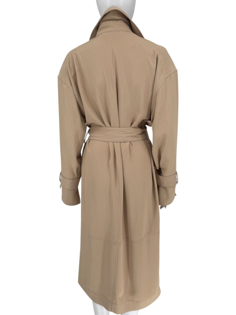 Victoria Beckham Camel Belted Trench Coat – Size US 6 / UK 10 / FR 38 / IT 42