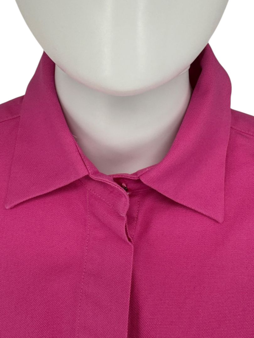 Max Mara Pink Cotton Top & Viscose Pant Set – Size Top 6 / Pants 12
