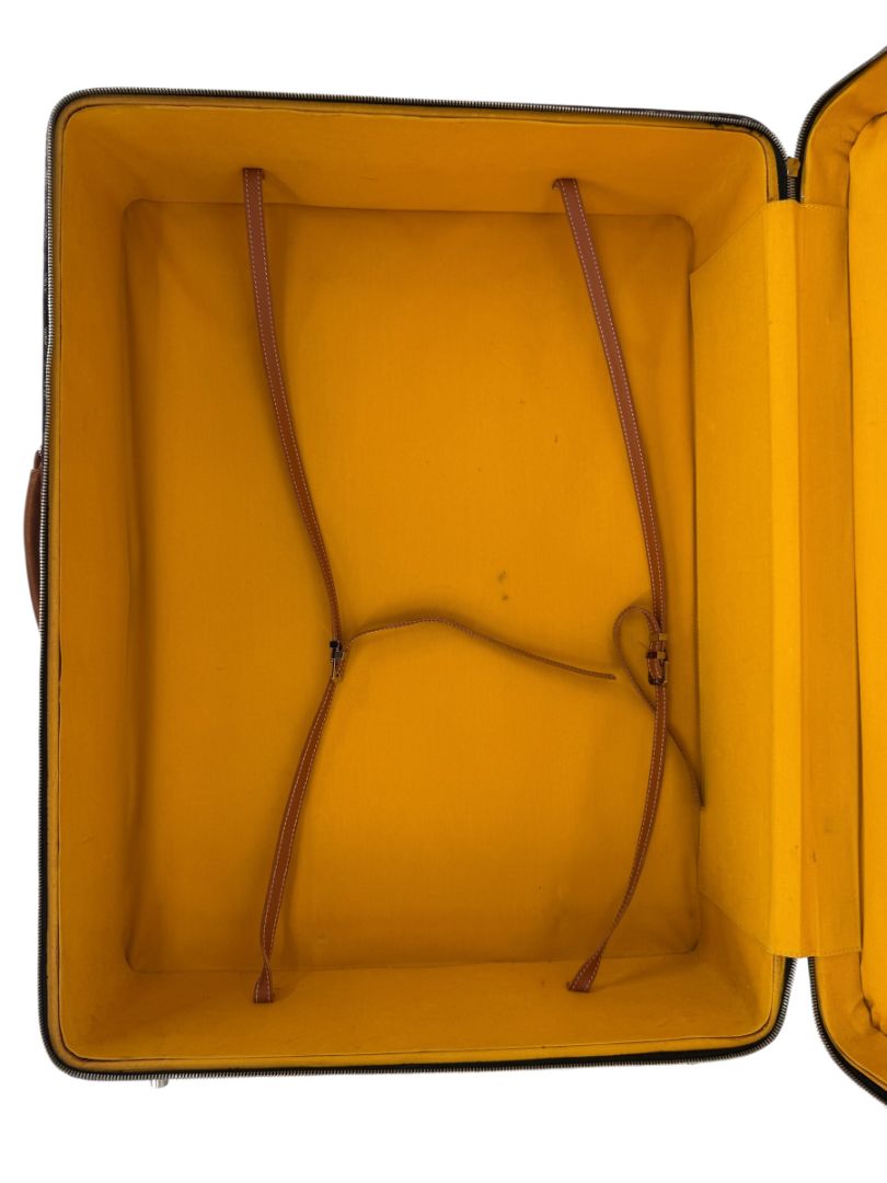 Goyard Goyardine Canvas Large Rolling Suitcase – 25.6" x 19.7" x 9.8"