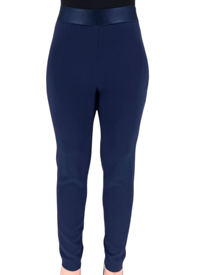 Pamella Roland Navy Embellished Pant Suit – Large