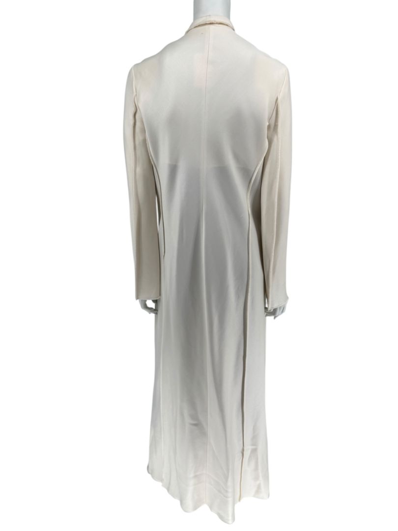 The Row Ivory Long Duster Jacket – Size 8
