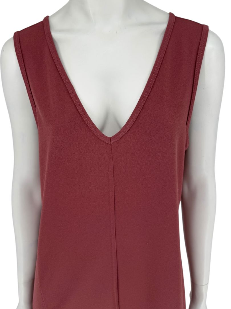 Three Eighty Two Sleeveless V-Neck Midi Dress – Size M
