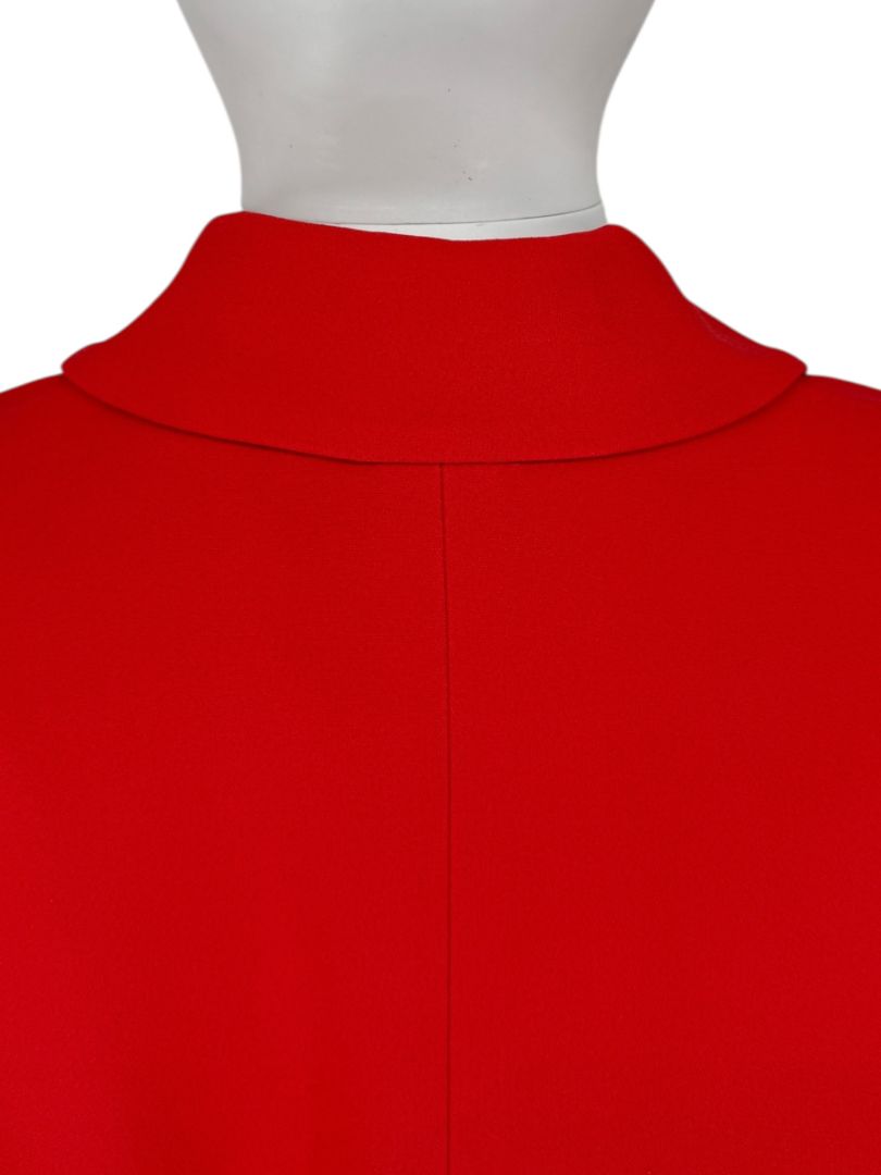Pamella Roland Red Crystal-Embellished Double-Breasted Pant Suit – Large