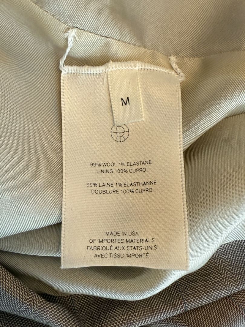 The Row Taupe Wool-Blend Shift Dress – Size M