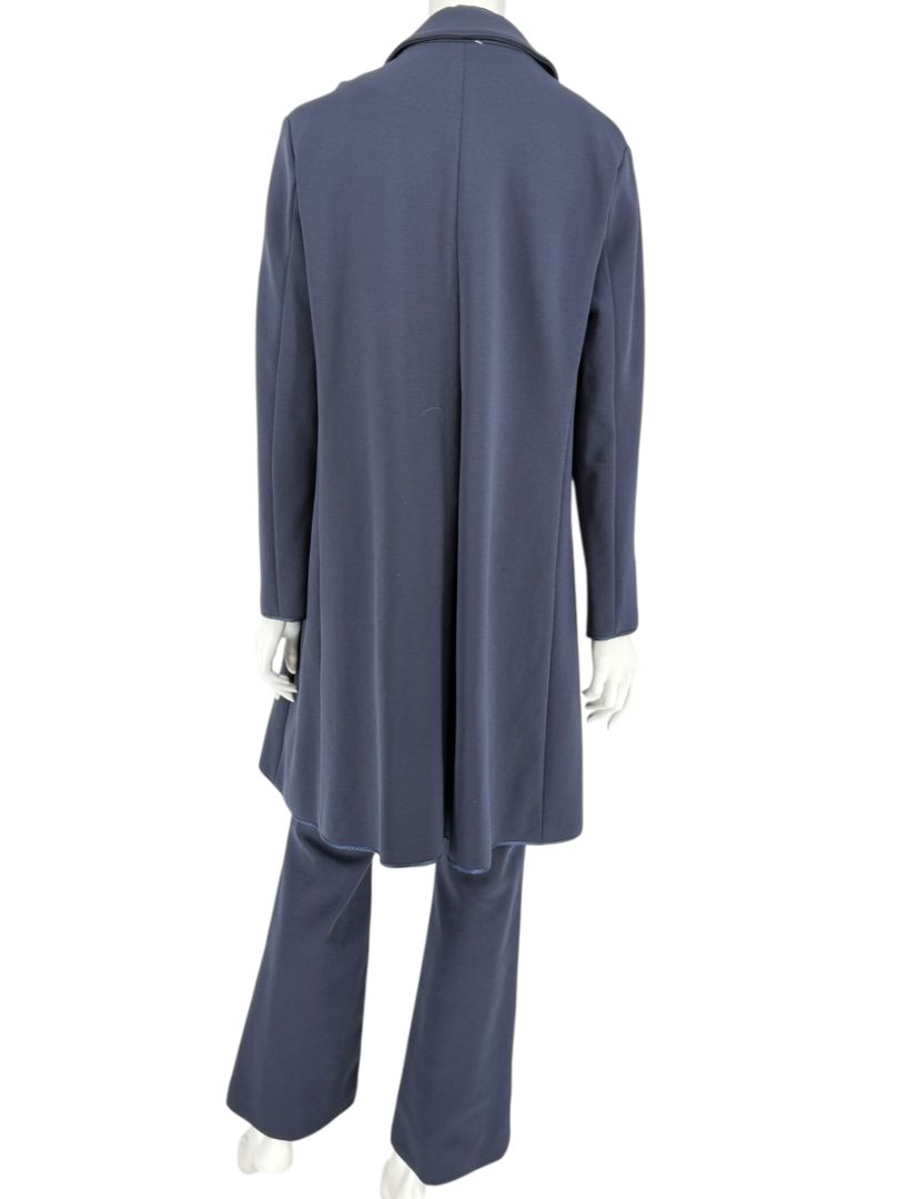 Pamella Roland Navy Pantsuit with Longline Jacket – Large