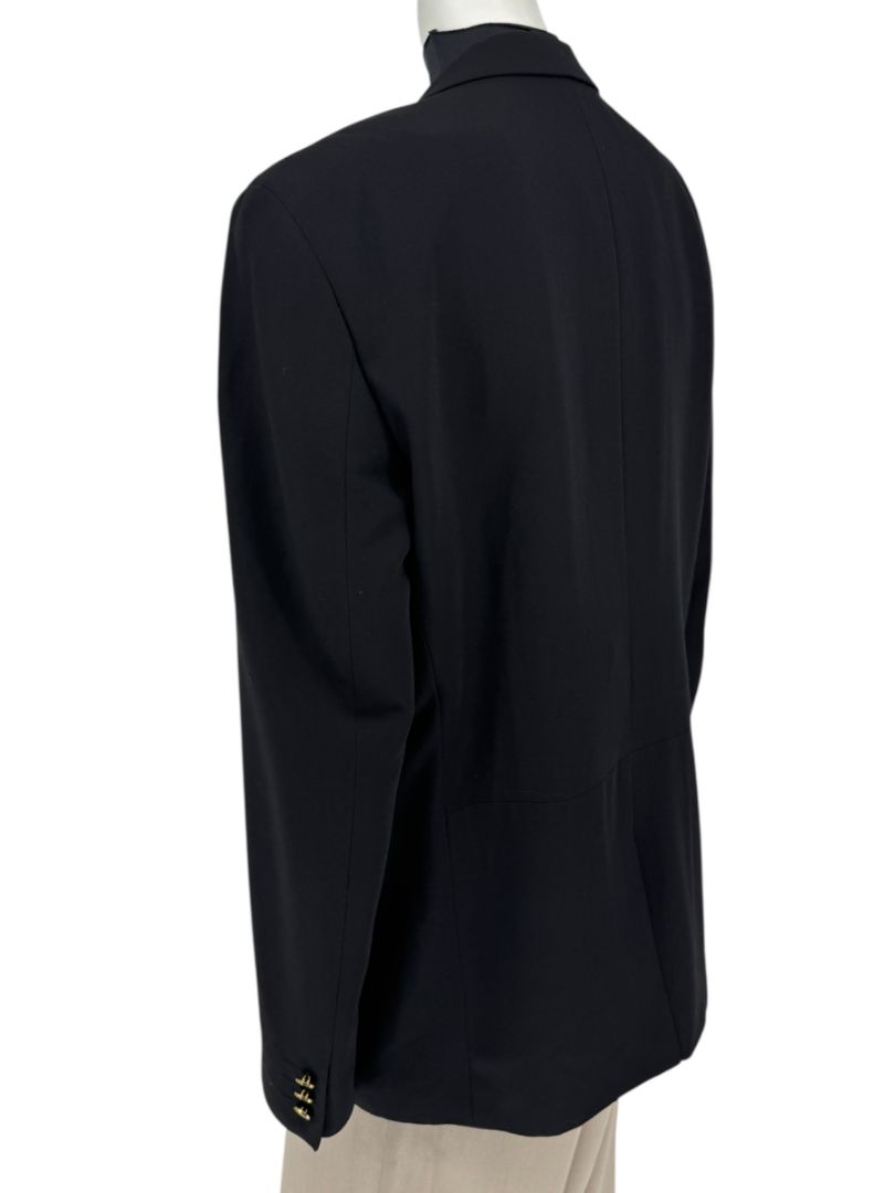 Versace Jeans Couture Black Wool Blend Blazer – Size IT 50 (US 40)