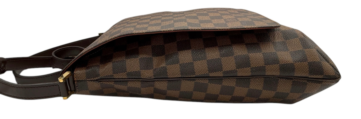 LOUIS VUITTON Musette Salsa GM Damier Ebene Crossbody Bag