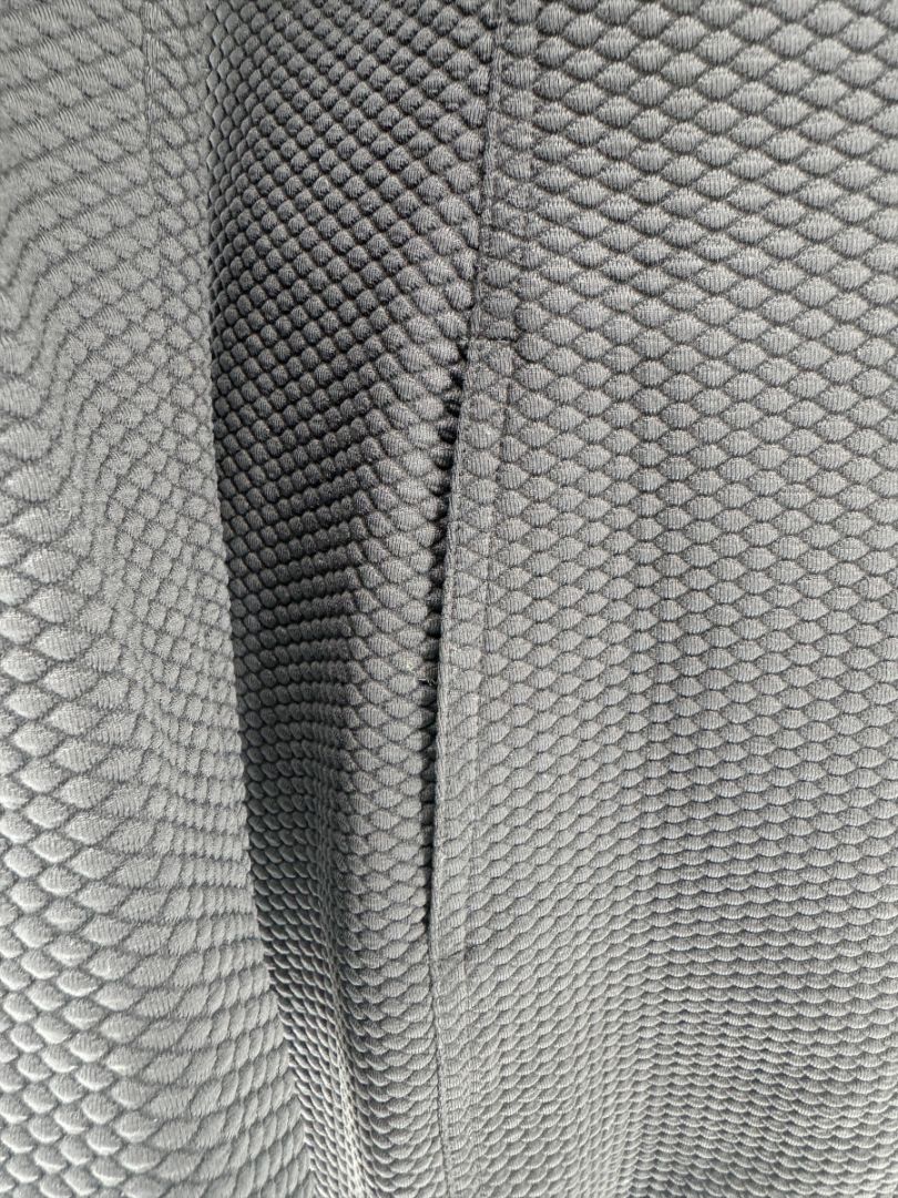 Akris Punto Black Honeycomb Zip Jacket - Size 10
