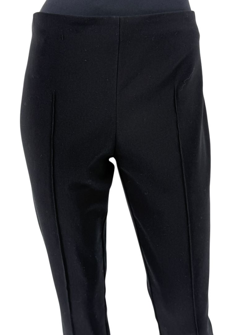 The Row Black Slim Ankle Pants with Side Zip – Size 10