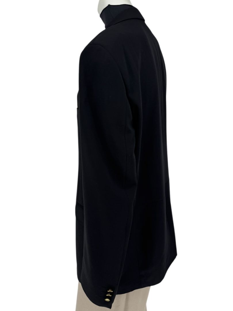 Versace Jeans Couture Black Wool Blend Blazer – Size IT 50 (US 40)