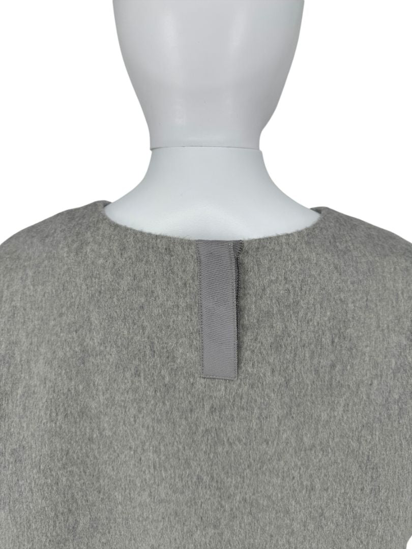 Adam Lippes Boxy Long Sleeve Cashmere Top - Medium