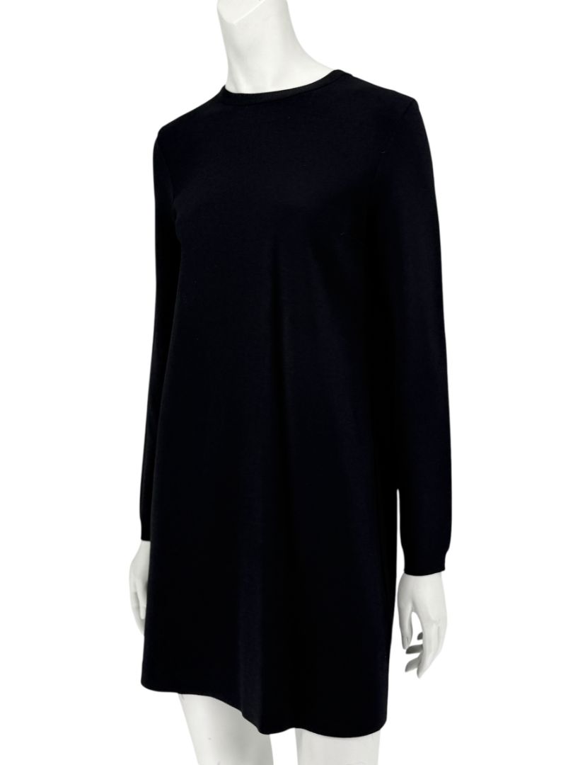 VALENTINO Black Knit Dress - Size L