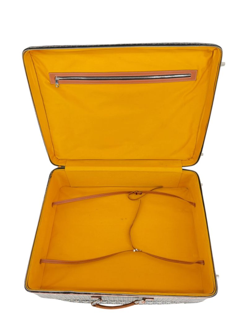 Goyard Goyardine Canvas Large Rolling Suitcase – 25.6" x 19.7" x 9.8"